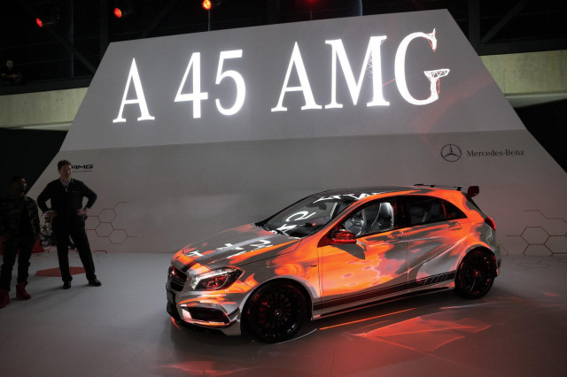 Mercedes-Benz-A-45-AMG-Edition-1-and-Usher-at-2013-Geneva-Motor-Show-1